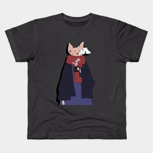 Coffee cat Kids T-Shirt